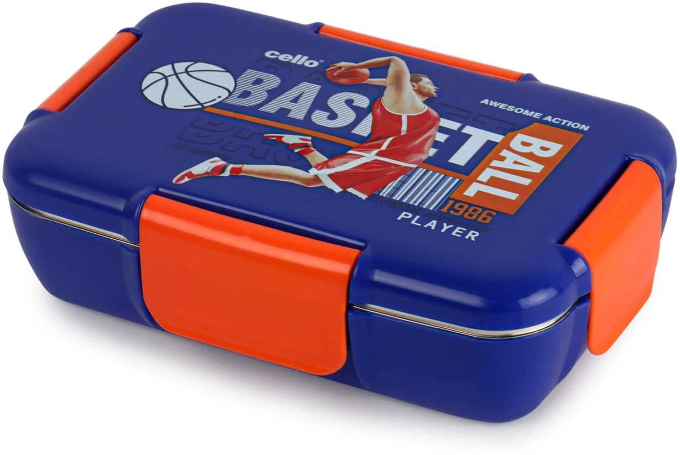 Cello - Yummy - Insulated - Lunch Box with Inner Steel