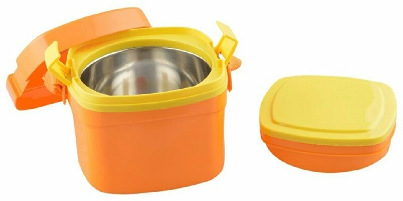 Cello - Qube Big dlx - 2 Containers Plastic - Office Lunch Box