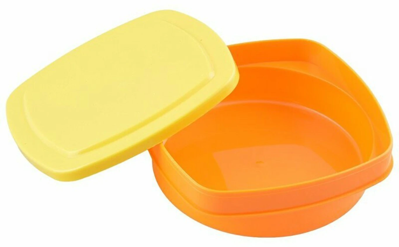 Cello - Qube Big dlx - 2 Containers Plastic - Office Lunch Box
