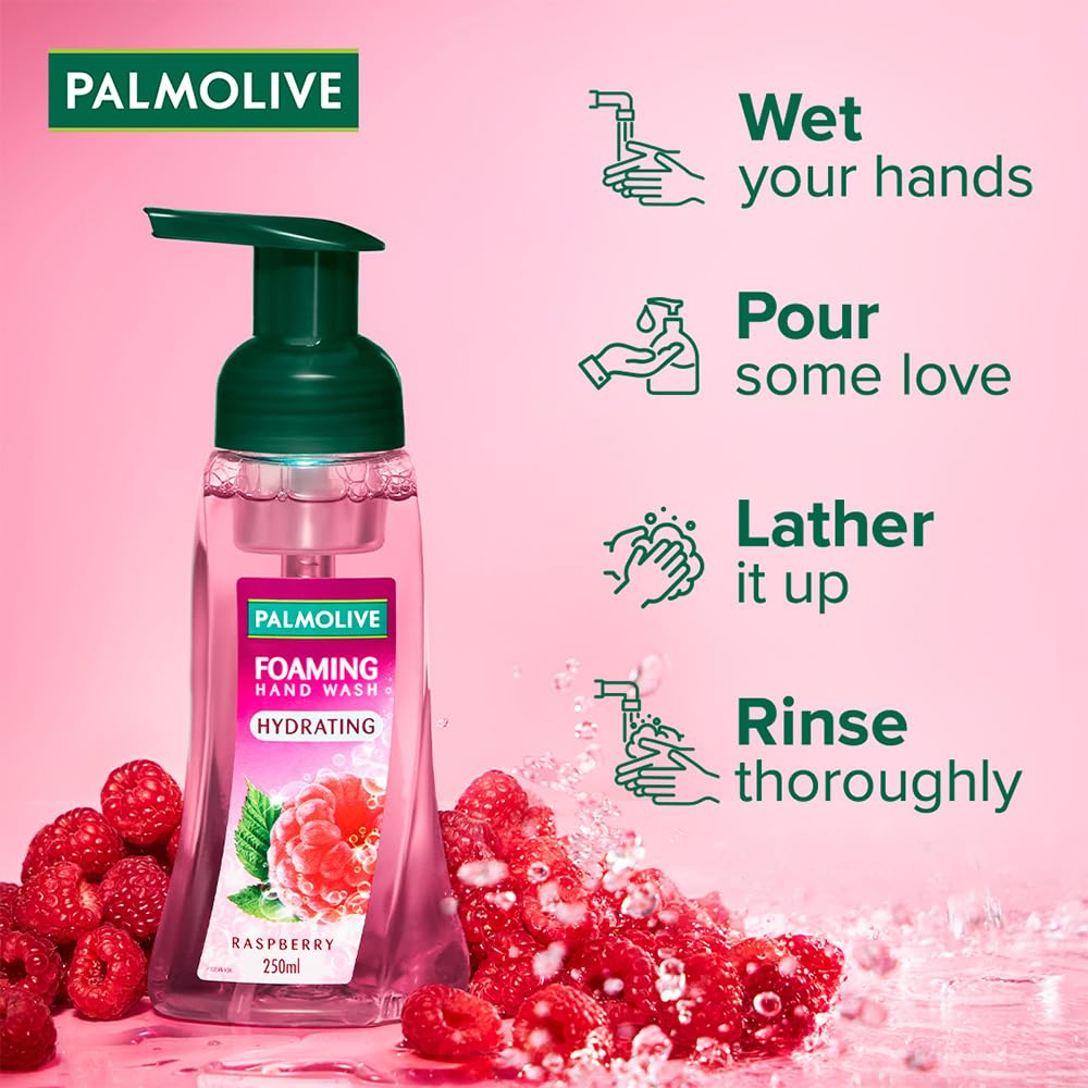 Palmolive - Raspberry - Hydrating - Foaming Raspberry Liquid - Hand Wash