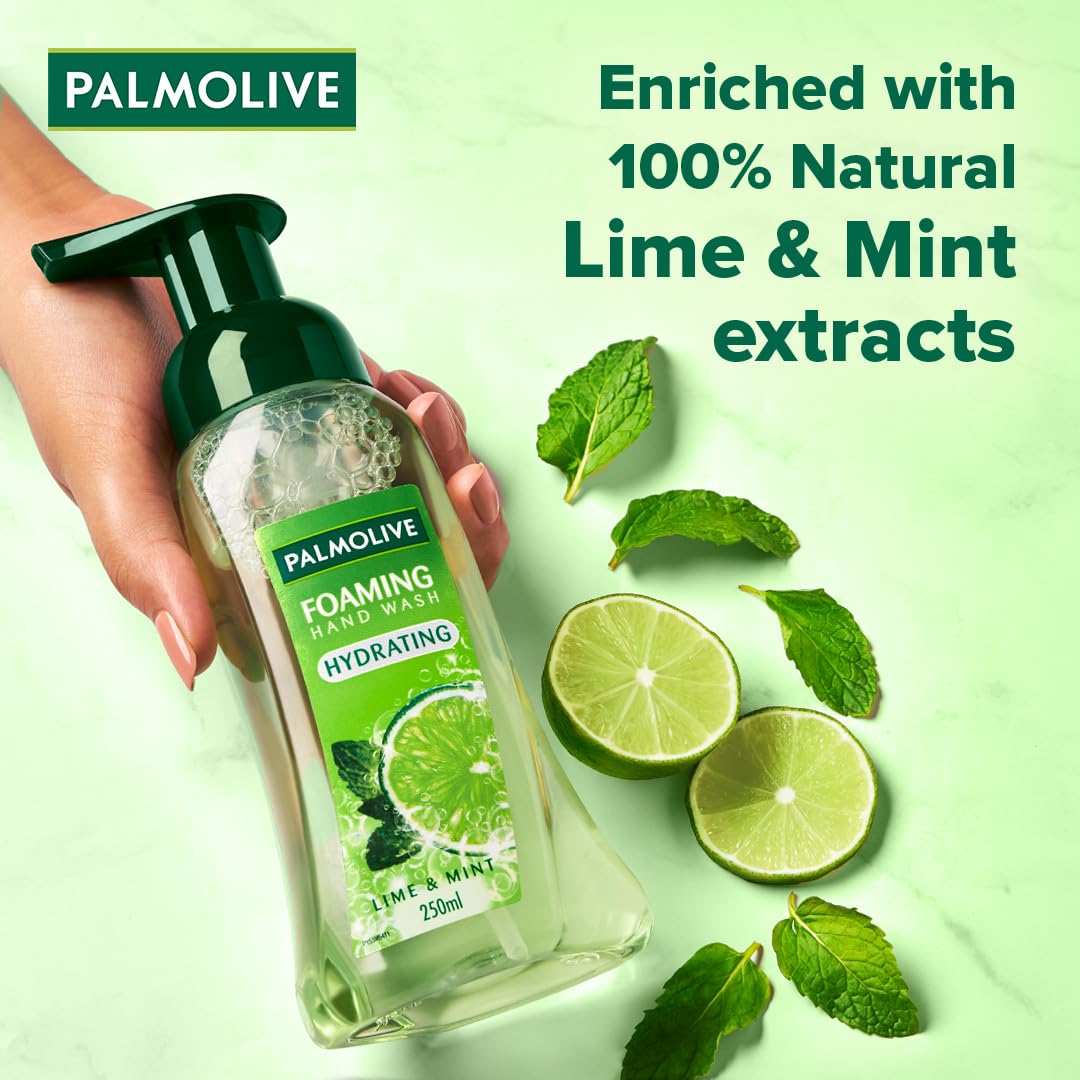 Palmolive - Lime & Mint - Hydrating - Foaming - Liquid Hand Wash