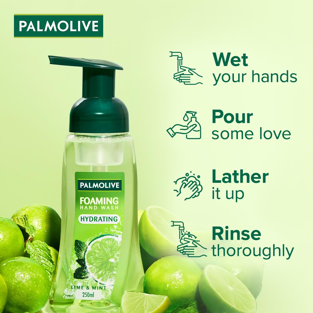 Palmolive - Lime & Mint - Hydrating - Foaming - Liquid Hand Wash