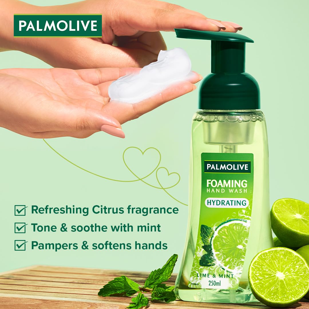 Palmolive - Lime & Mint - Hydrating - Foaming - Liquid Hand Wash