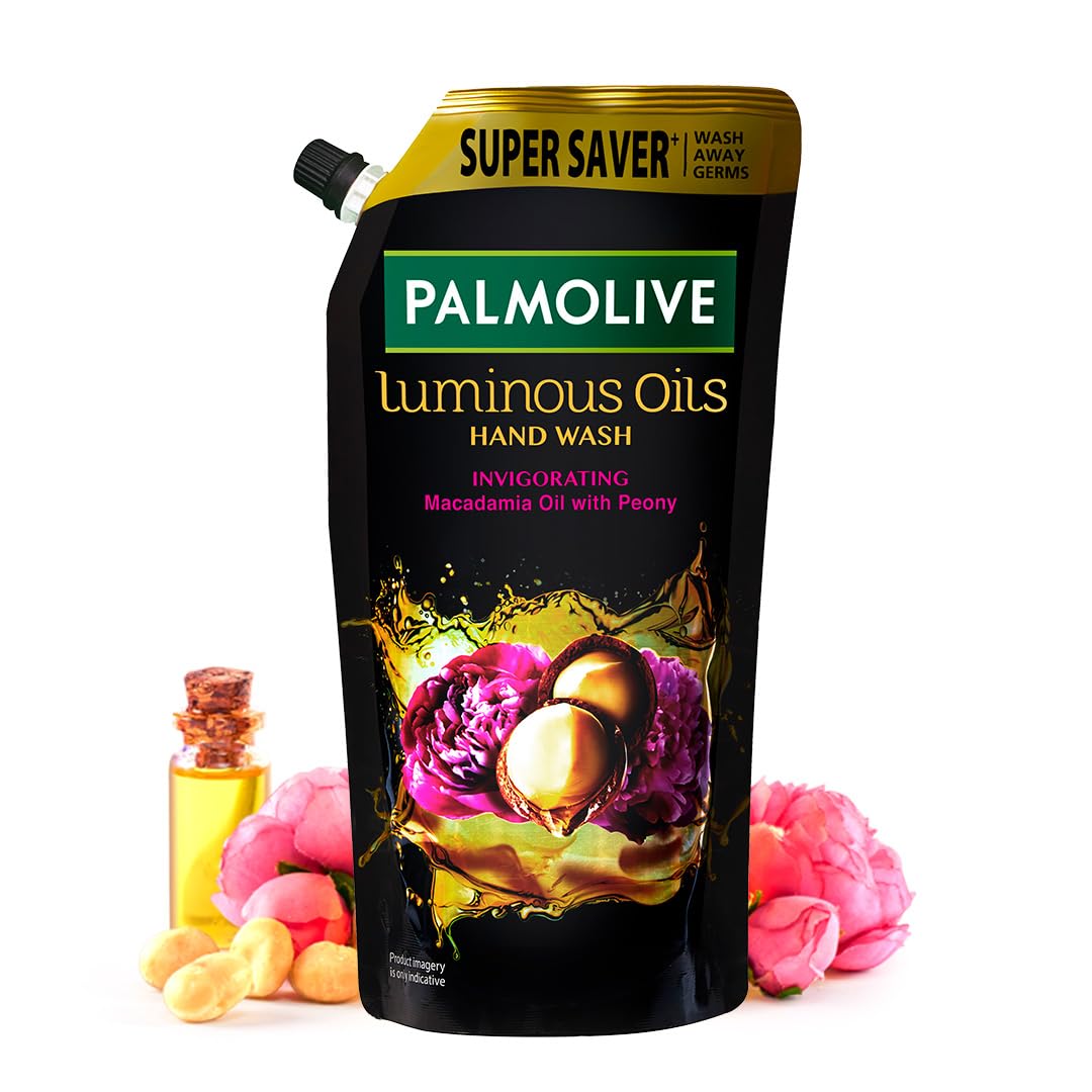 Palmolive - Macadamia Oil and Peony - Luminous Oils - Invigorating Liquid - Hand Wash
