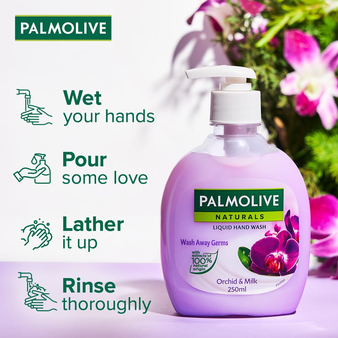 Palmolive - Orchid & Milk - Naturals Black - Liquid Hand Wash