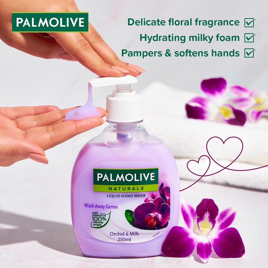 Palmolive - Orchid & Milk - Naturals Black - Liquid Hand Wash