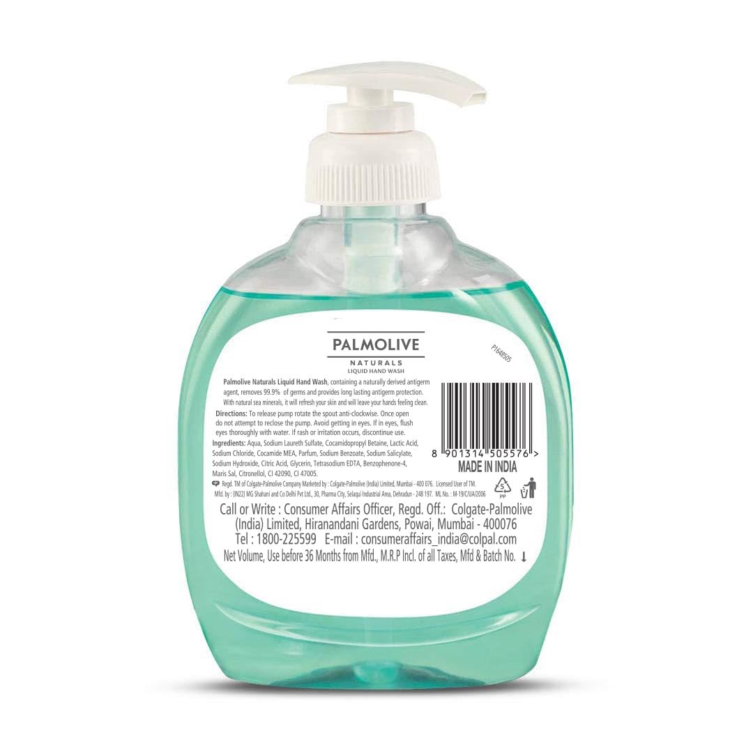 Palmolive - Sea Minerals - Naturals - Liquid Hand Wash
