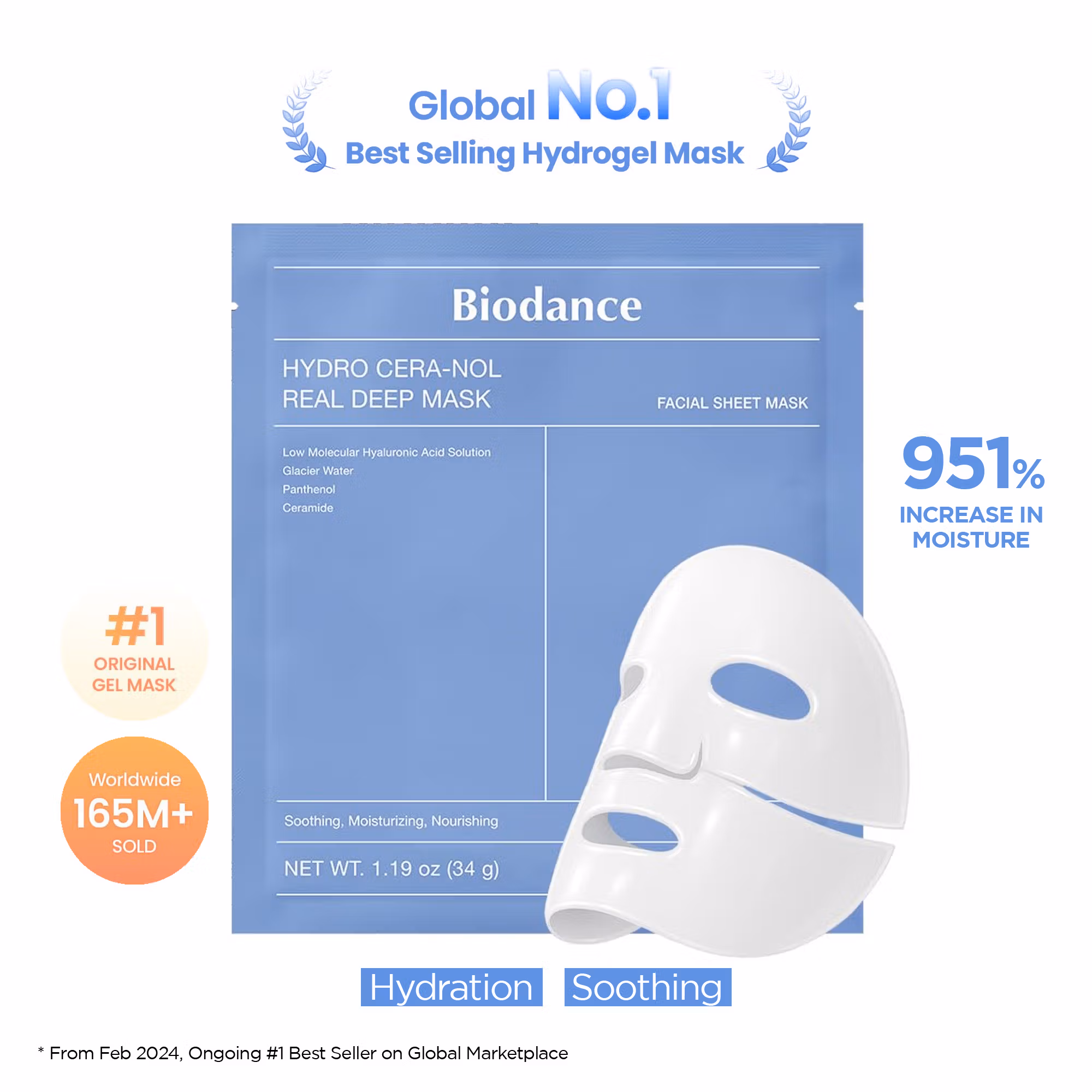 Biodance - Hydro Cera-Nol - Real Deep Mask