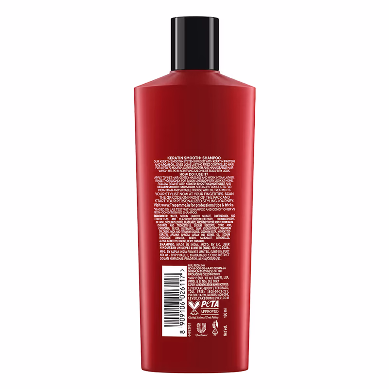 TRESemmé - Keratin & Argan Oil - Smooth Anti-Frizz Shampoo