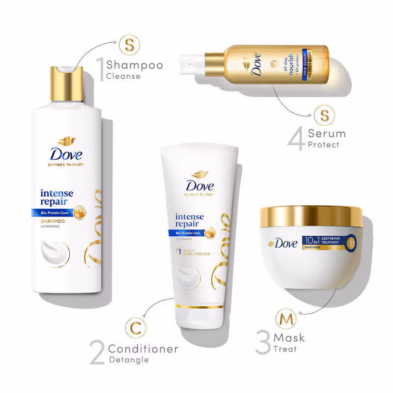 Dove - Intense Repair - Shampoo For Dry & Damaged Hair