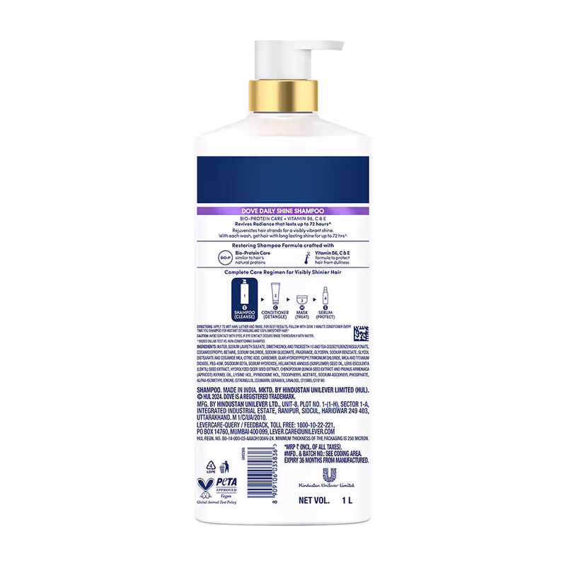 Dove - Daily Shine - Shampoo For Dull Hair