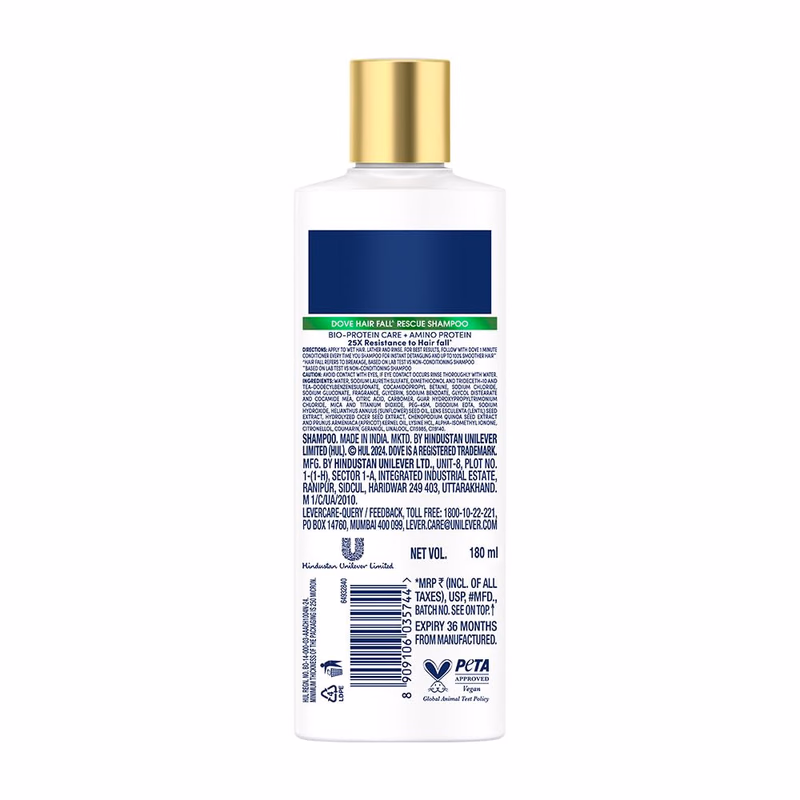 Dove - Hair Fall Rescue - Shampoo For Weak Hair
