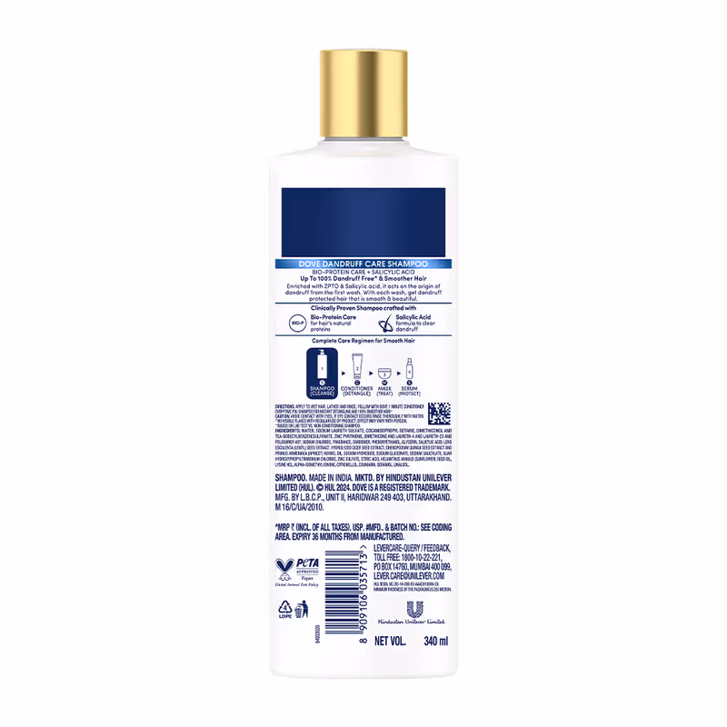 Dove - Dandruff Care - Shampoo + Salicylic Acid