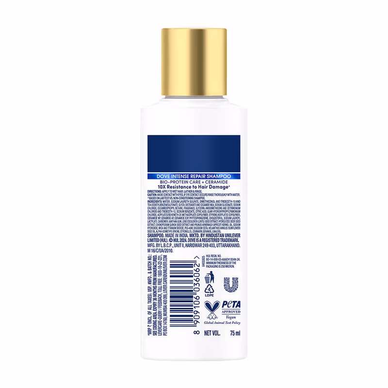 Dove - Intense Repair - Shampoo For Dry & Damaged Hair
