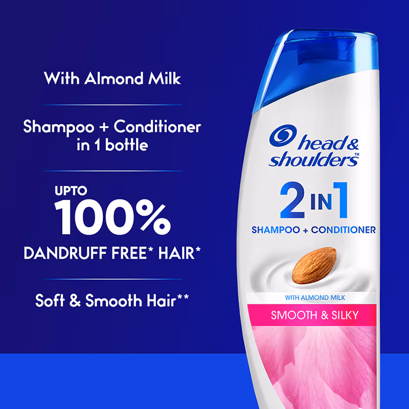 Head & Shoulders - Smooth and Silky - 2-In-1 Anti-Dandruff - Shampoo + Conditioner