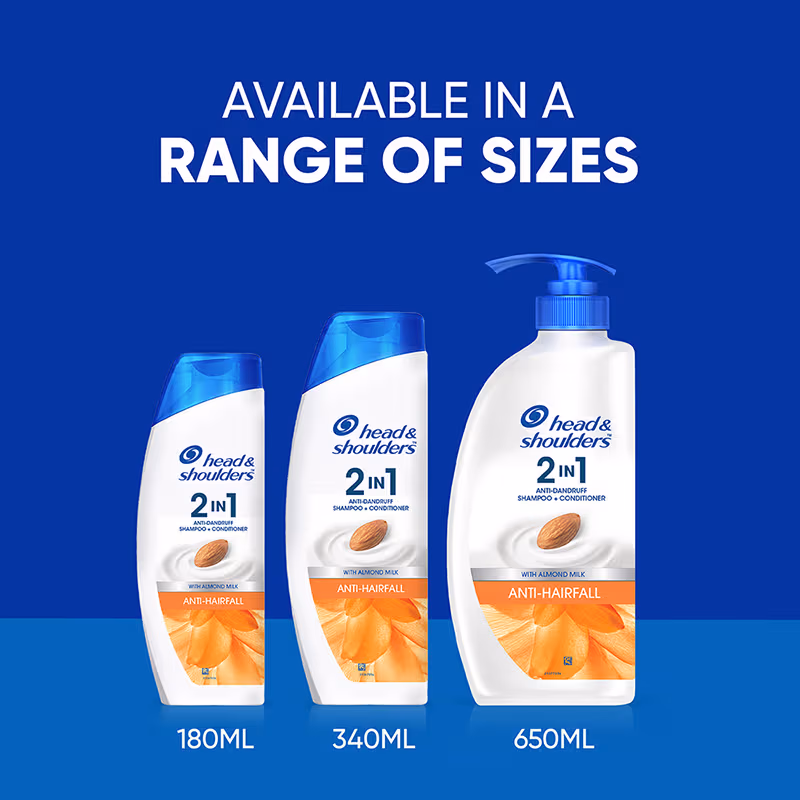 Head & Shoulders - 2-in-1 - Anti-hairfall Anti-dandruff - Shampoo + Conditioner
