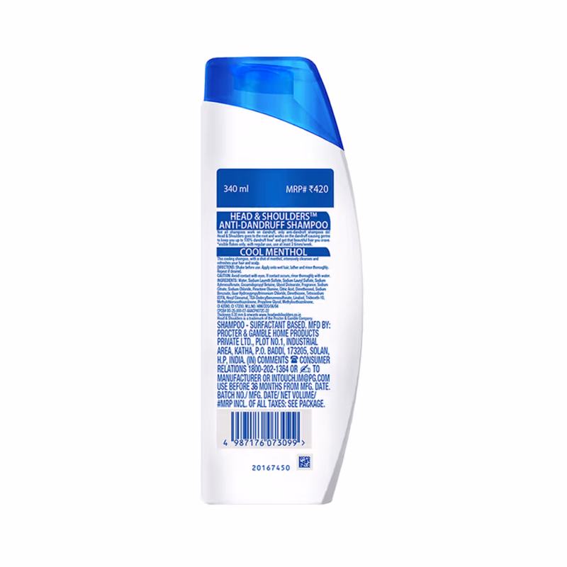 Head & Shoulders - Cool Menthol - Anti-Dandruff Shampoo