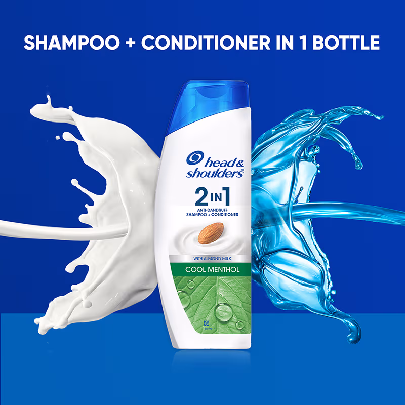 Head & Shoulders - Cool Menthol - 2-in-1 Anti-Dandruff - Shampoo + Conditioner