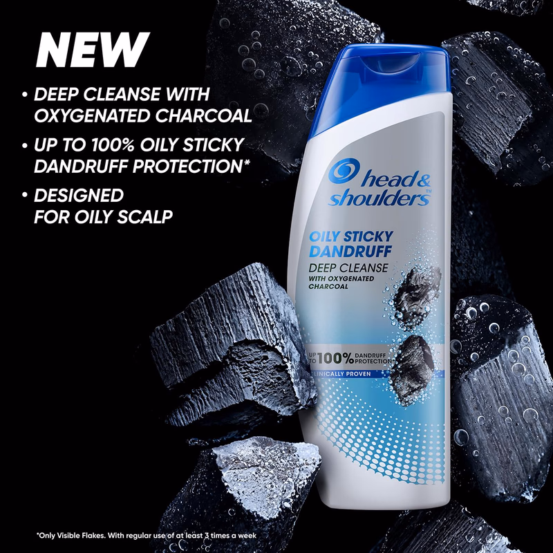Head & Shoulders - Deep Cleanse - Anti-Dandruff Shampoo - Active Charcoal