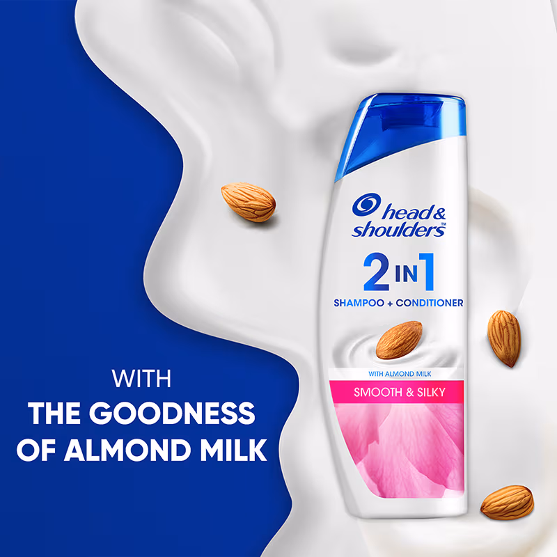 Head & Shoulders - Smooth and Silky - 2-In-1 Anti-Dandruff - Shampoo + Conditioner