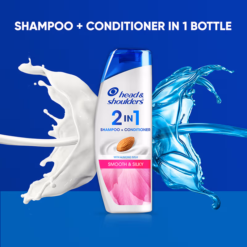 Head & Shoulders - Smooth and Silky - 2-In-1 Anti-Dandruff - Shampoo + Conditioner