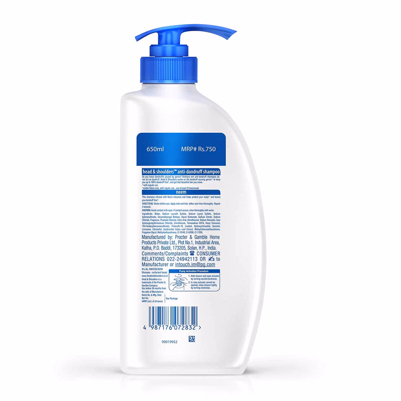 Head & Shoulders - Neem - Anti Dandruff Shampoo