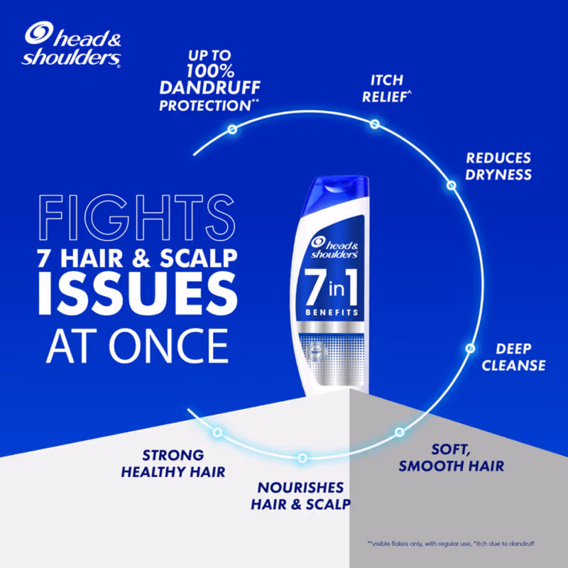 Head & Shoulders - 7-In-1 - Anti-Dandruff Shampoo