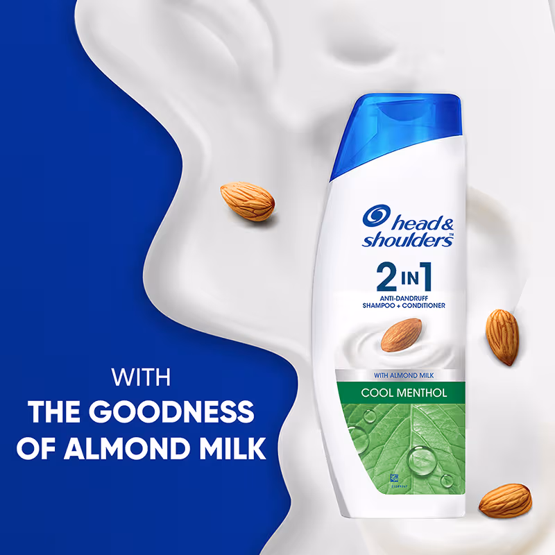 Head & Shoulders - Cool Menthol - 2-in-1 Anti-Dandruff - Shampoo + Conditioner