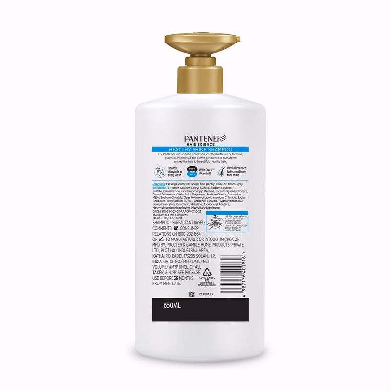 Pantene - Healthy Shine - Hair Science - Shampoo