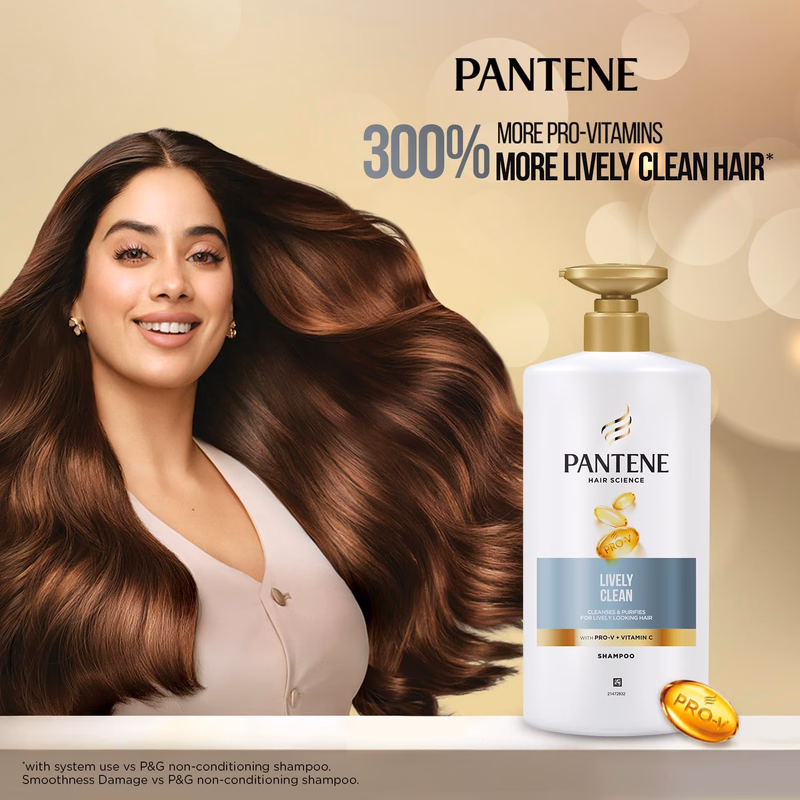 Pantene - Lively Clean - Advanced Hair Care Solution - Shampoo