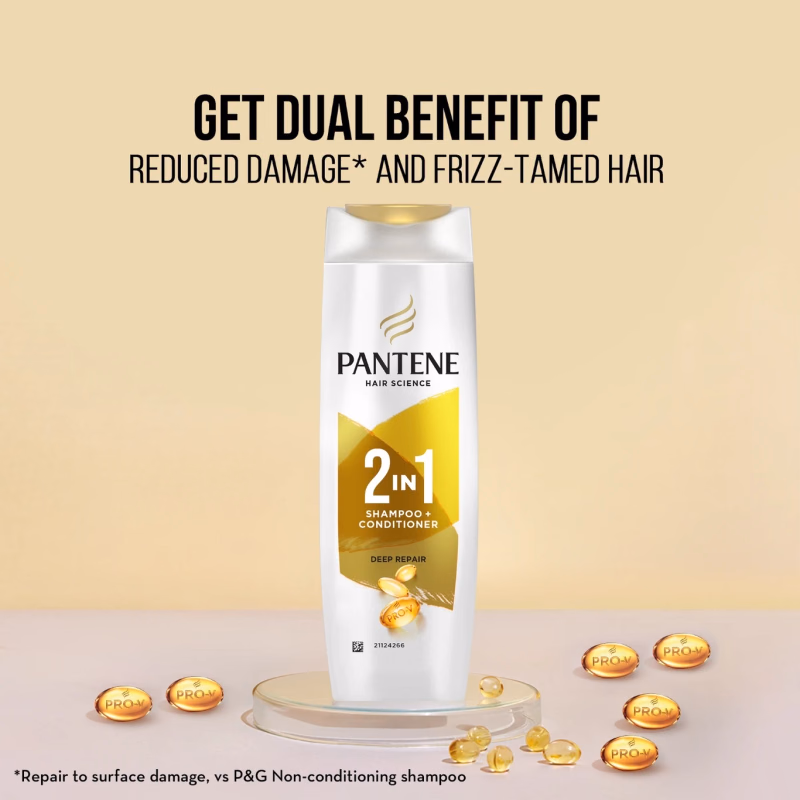 Pantene - Deep Repair -  2in1 - Shampoo & Conditioner