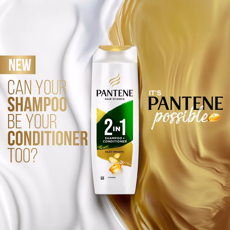 Pantene - Silky Smooth - 2in1 - Shampoo & Conditioner