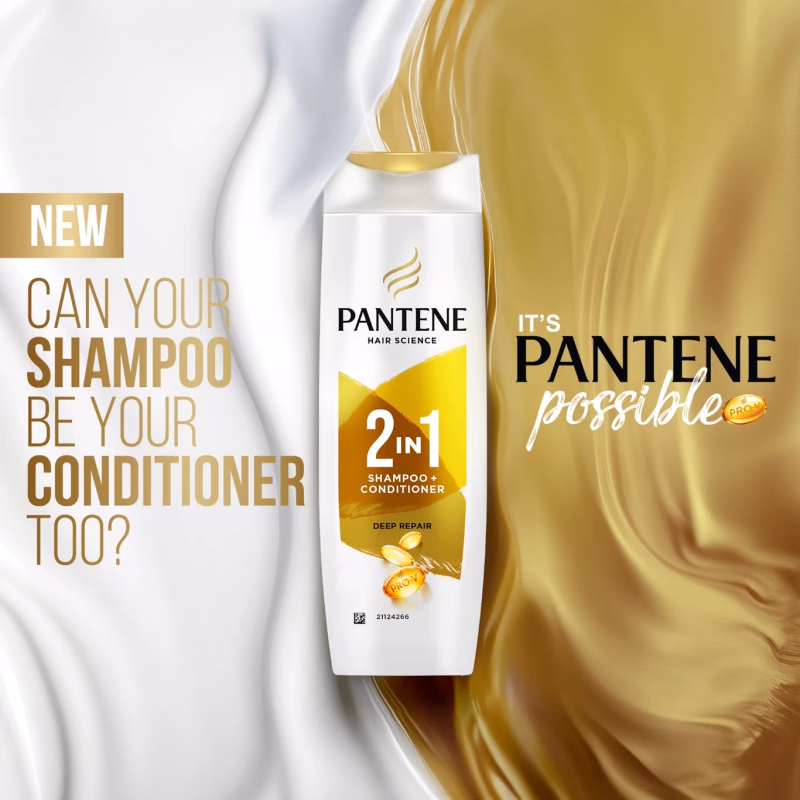 Pantene - Deep Repair -  2in1 - Shampoo & Conditioner