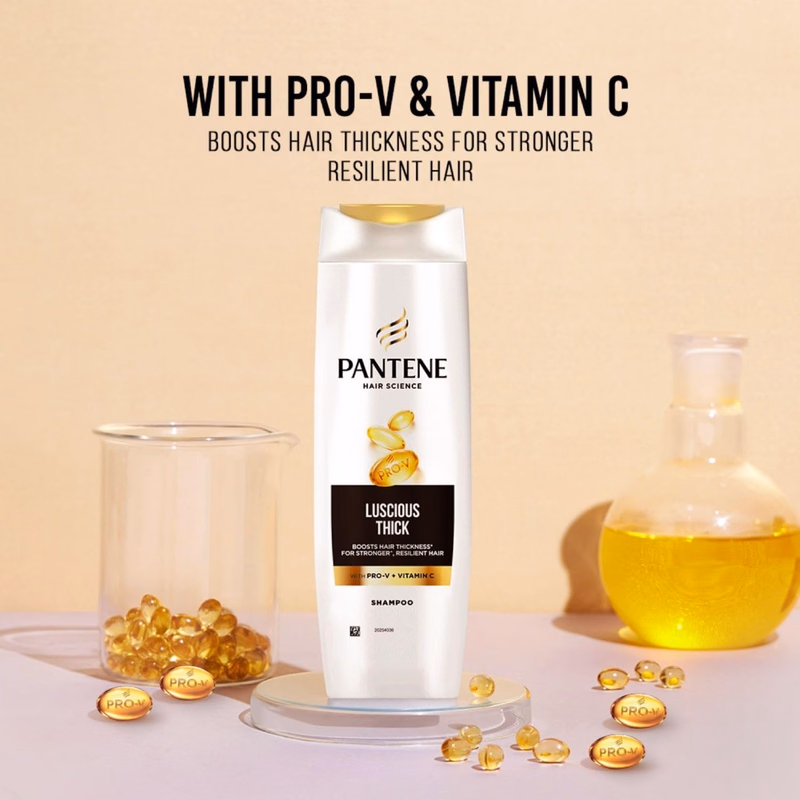 Pantene - Luscious Thick - Hair Science  Shampoo with Vitamin C
