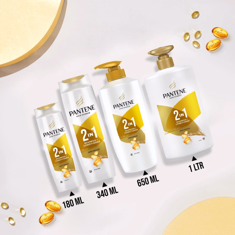 Pantene - Deep Repair -  2in1 - Shampoo & Conditioner