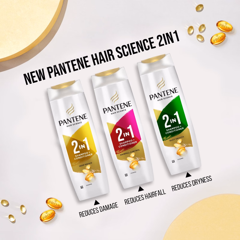 Pantene - Silky Smooth - 2in1 - Shampoo & Conditioner