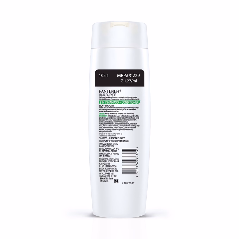 Pantene - Silky Smooth - 2in1 - Shampoo & Conditioner