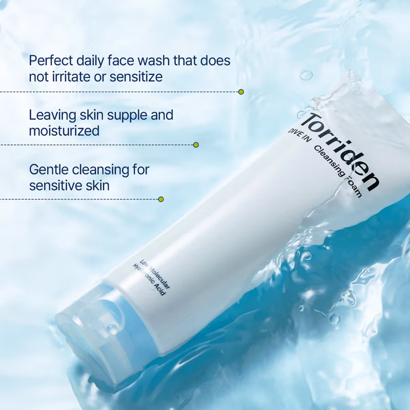 Torriden - Dive In Cleansing Foam - Gentle Hydrating