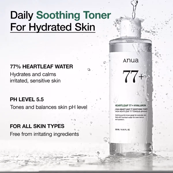 Anua - Heartleaf 77+ - Soothing Toner