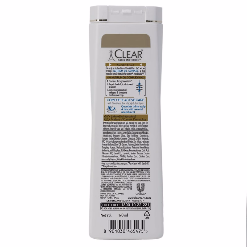 Clear - Complete Active Care - Anti-Dandruff Shampoo