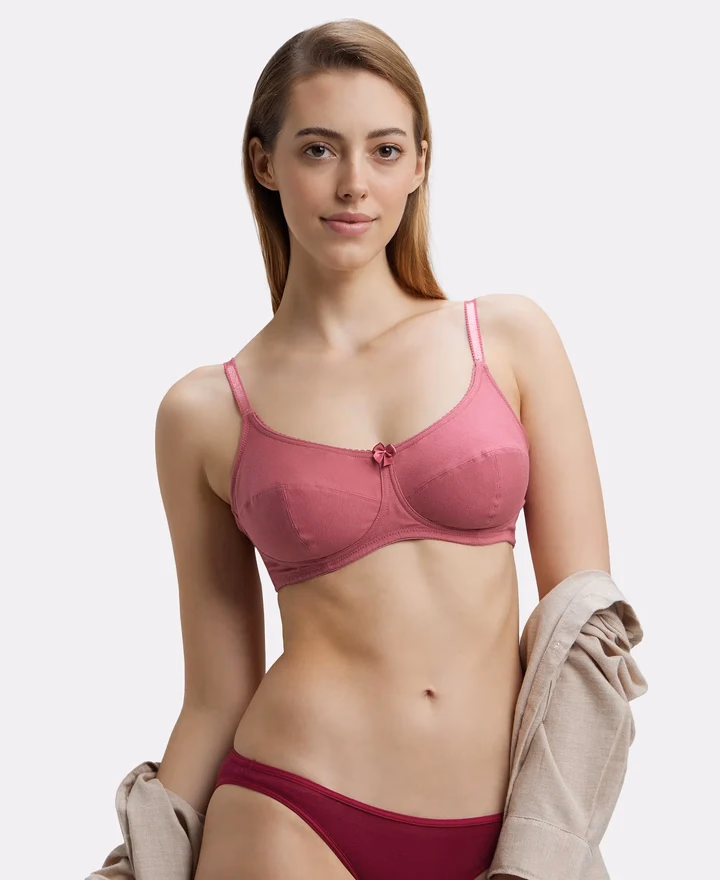 Jockey Women - Blush Pink - Wire-free Bra - 1615-Stretch