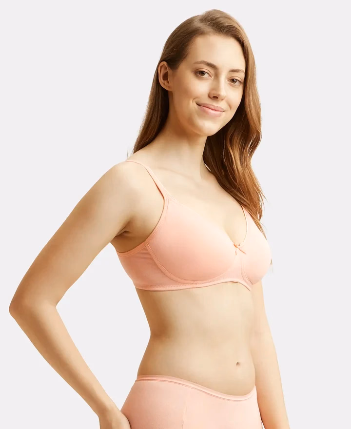Jockey Women - Candlelight Peach - Wire-free Shaper Bra - 1722-Stretch