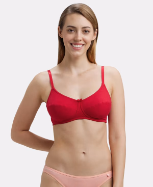 Jockey Women - Red Love - Wire-free Bra - 1615-Stretch