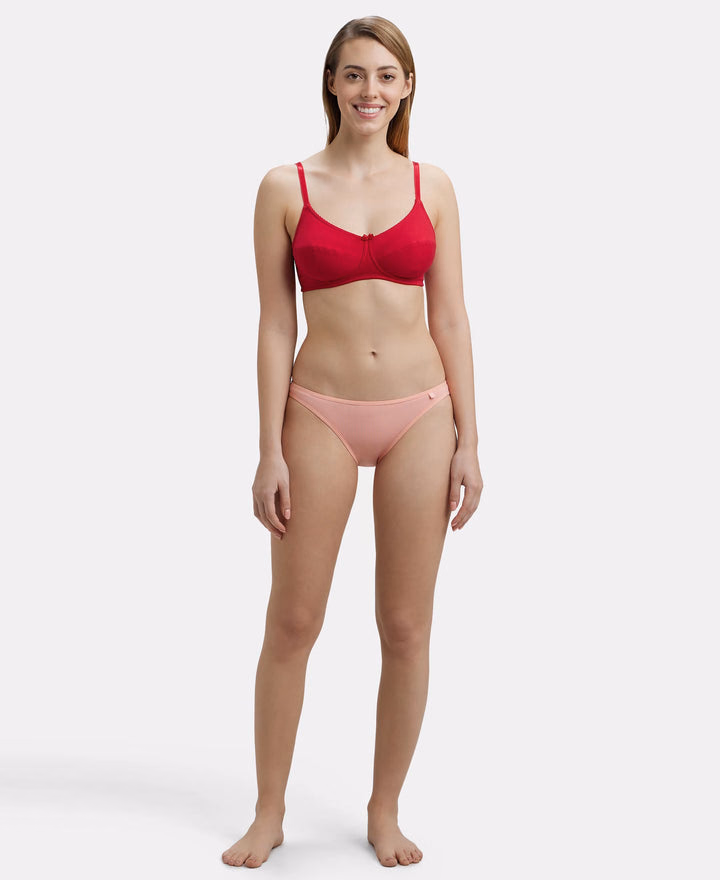 Jockey Women - Red Love - Wire-free Bra - 1615-Stretch