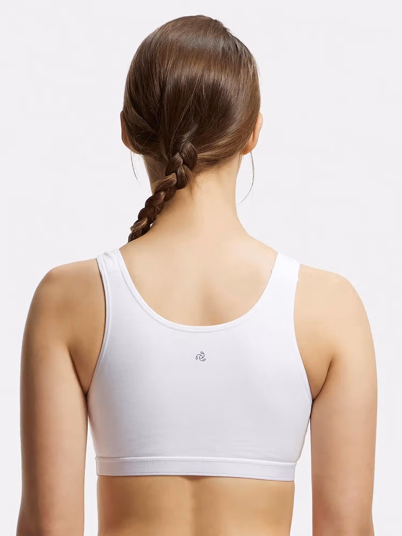 Jockey Women - White - Active Bra - 1376-Stretch
