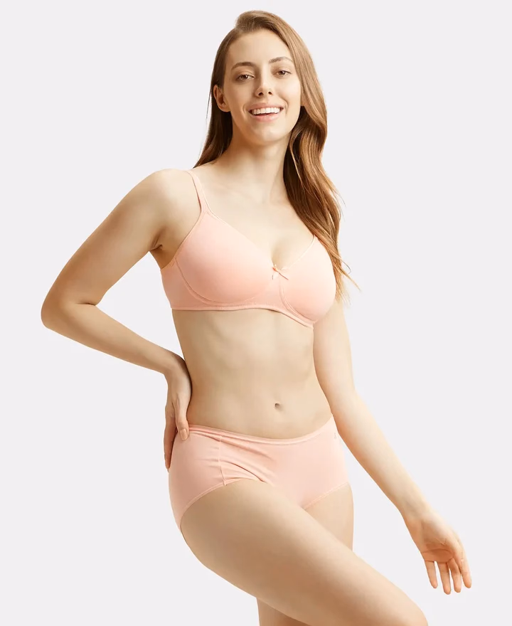 Jockey Women - Candlelight Peach - Wire-free Shaper Bra - 1722-Stretch