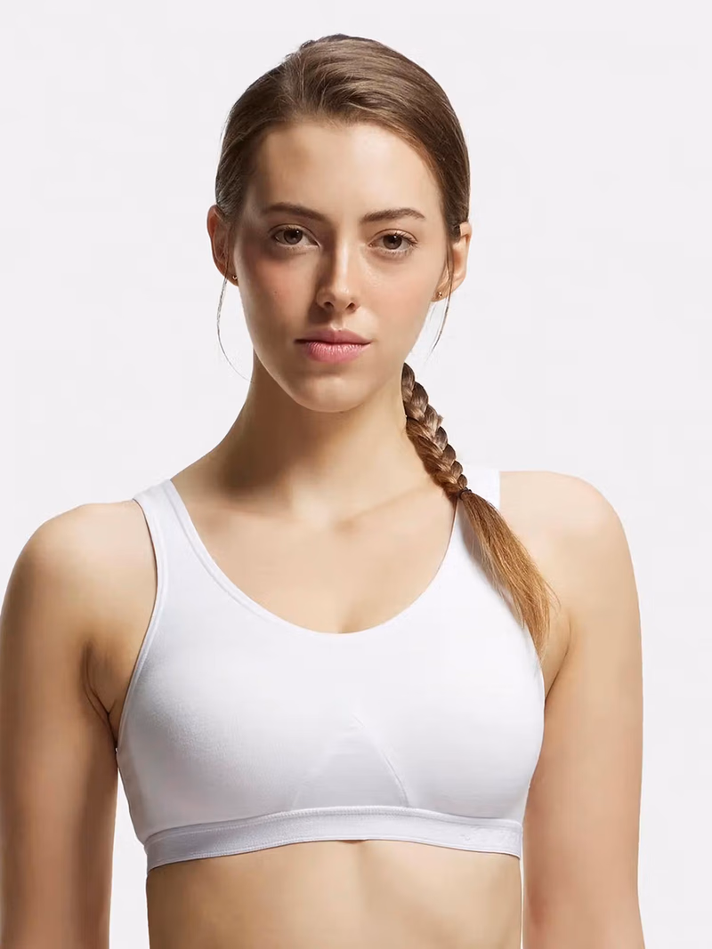 Jockey Women - White - Active Bra - 1376-Stretch