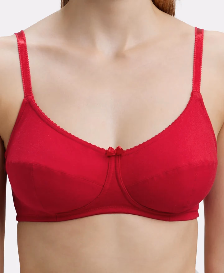 Jockey Women - Red Love - Wire-free Bra - 1615-Stretch