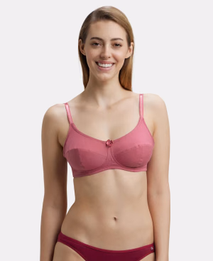Jockey Women - Blush Pink - Wire-free Bra - 1615-Stretch