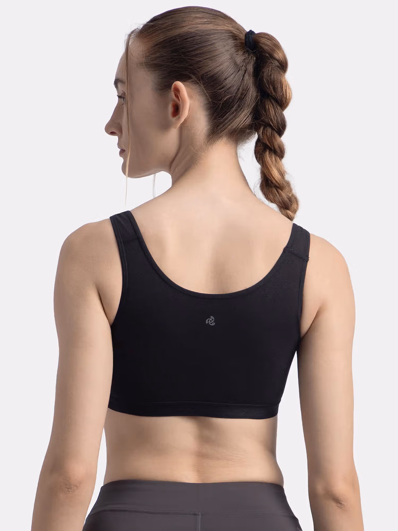 Jockey Women - Black - Active Bra - 1376-Stretch